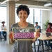 Custom Neon | We're Hiring Neon Sign | 13x24 | White Pink Yellow Bright Wall Decor 1