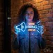Custom Neon | We Are Hiring Join Us Neon Sign | 12x25 | Orange Light Blue 1