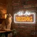 Custom Neon | We Are Hiring Neon Sign | 12x24 | White, Orange 2