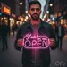Custom Neon | Yes! We Are Open Neon Sign | 14x24 | Pink 1