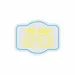 Custom Neon | We Are Open Neon Sign | 24x31 | Yellow and Blue 3