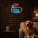 Custom Neon | We're Hiring Neon Sign | 24x28 | Red and Blue 2