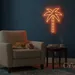 Custom Neon | Palm Tree Neon Sign | 24x19 | Orange Neon Sign for Home Bar Party Decor 2