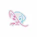 Custom Neon | Cat and Dog Neon Sign | 24x28 | Hot Pink and Ice Blue Neon Sign 3