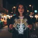 Custom Neon | Tiger Face Neon Sign | 23x24 Inch | Orange and White Neon Sign 1