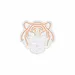 Custom Neon | Tiger Face Neon Sign | 23x24 Inch | Orange and White Neon Sign 3