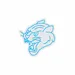 Custom Neon | Tiger Head Neon Sign | 26x25.jp | Ice Blue Neon Sign for Room Decor 3