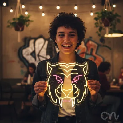 Custom Neon | unclear Neon Sign | 24x22.jp | Multicolor