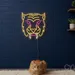 Custom Neon | Tiger Face Neon Sign | 24x22 | Yellow Pink Colors for Unique Decor 2
