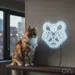 Custom Neon | Tiger Face Neon Sign | 23x24 Inches | Warm White Neon Sign 2