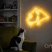 Custom Neon | Bull Head Neon Sign | 26x31.jp | Yellow Neon Sign for Home Bar Decor 2