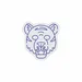 Custom Neon | Tiger Head Neon Sign | 24x23.inch | Purple Neon Sign for Home Decor 3