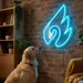 Custom Neon | Swan Design Neon Sign | 21x24 | Ice Blue Neon Sign for Home Decor 2