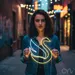 Custom Neon | Swan Neon Sign | 21x24 Inches | Yellow Neon Sign for Home Decor 1