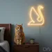 Custom Neon | Swan Neon Sign | 21x24 | Yellow Light for Home Decor and Wall Art 2