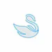 Custom Neon | Swan Neon Sign | 24x26 | Ice Blue Neon Sign for Home Decor and Wall Art 3