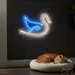 Custom Neon | Swan Neon Sign | 21x24 | Ice Blue Neon Sign for Home Decor and Wall Art 2