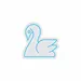 Custom Neon | Swan Neon Sign | 21x24 | Ice Blue Neon Sign for Bedroom & Decor 3