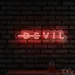 Custom Neon | Devil Neon Sign | 7x30 | Hot Pink Neon Sign for Bedroom Bar Wall Decor 1