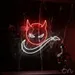 Custom Neon | Devil Face Neon Sign | 24x27 | Hot Pink and Warm White 1
