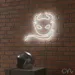 Custom Neon | Devil Face Neon Sign | 23x24 Inches | White Neon Sign for Room Decor 1