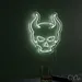 Custom Neon | Devil Skull Neon Sign | 24x20 | White Light for Bedroom Bar Lounge Decor 1