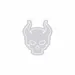 Custom Neon | Devil Skull Neon Sign | 24x20 | White Light for Bedroom Bar Lounge Decor 3