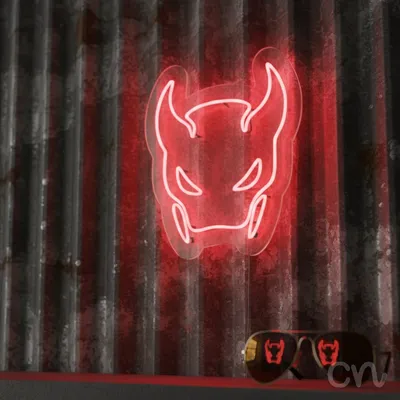 Custom Neon | Bull Head Neon Sign | 24x21 | Hot Pink Neon Sign for Wall Decor