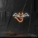 Custom Neon | Devil with Wings Neon Sign | 24x21 Inches | Orange and White Neon Sign 1