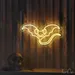 Custom Neon | Bat Design Neon Sign | 13x24 Inches | Yellow Neon Sign for Decor 2