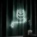 Custom Neon | Devil Face with Tail Neon Sign | 24x22 Inches | White Neon Sign 2