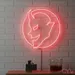Custom Neon | Devil Head Neon Sign | 24x23 | Red Color Neon Sign for Bars and Bedrooms 1
