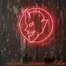 Custom Neon | Devil Head Neon Sign | 24x23 | Red Color Neon Sign for Bars and Bedrooms 2