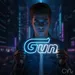 Custom Neon | Gun Neon Sign | 12x24 | Ice Blue Neon Sign for Bar Pub Club Man Cave 1