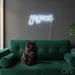 Custom Neon | Pistol Neon Sign | 11x25 | White Neon Sign for Wall Decor Modern Design 2