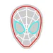 Custom Neon | Abstract Mask with Web and Eyes Neon Sign | 20x15 | Red White Light Blue 3