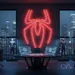 Custom Neon | Spider Design Neon Sign | 17x13 Inches | Red Neon Sign for Decor 2