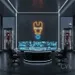 Custom Neon | Robot Head Neon Sign | 23x23 | Yellow Cyan LED Neon Sign for Tech Decor 2