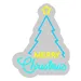 Custom Neon | Merry Christmas Neon Sign | 22x17 | Ice Blue and Yellow Neon Sign 3
