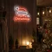 Custom Neon | Merry Christmas Neon Sign | 17x20 Inches | Red and White Neon Sign 2
