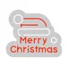 Custom Neon | Merry Christmas Neon Sign | 17x20 Inches | Red and White Neon Sign 3