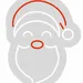 Custom Neon | Santa Face Neon Sign with Hat & Beard Design | 21x16 | Red and White 3