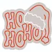 Custom Neon | Ho Ho Ho Neon Sign with Santa Hat Design | 21x22 | Red and White 3