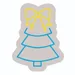 Custom Neon | Christmas Tree Neon Sign with Bow Design | Energy-Efficient LED Wall Light for Festive Home, Shops & Holiday Events | 21x16 | Blue and Yellow 3