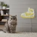 Custom Neon | Sneaker Design Neon Sign | 15x20 | White and Yellow Bright Colors 2