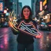 Custom Neon | Sneaker Design Neon Sign | 20x24 | Red White Yellow Bright Sign 1