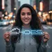 Custom Neon | Shoes Neon Sign | 7x24 Inches | Ice Blue Neon Sign for Bedroom Bar Decor 1
