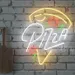 Custom Neon | Pizza Neon Sign | Vibrant LED Wall Art for Restaurants, Cafes, Kitchens, and Bars | 22x20 | Yellow Red Green White | Durable Plug-In Neon Flex Light for Pizza Lovers 2
