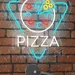 Custom Neon | Pizza Neon Sign with Whole Pizza & Slice Design | Multicolor | 22x22 Inches 1