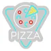 Custom Neon | Pizza Neon Sign with Whole Pizza & Slice Design | LED Wall Light for Restaurant, Bar, Cafe, Kitchen & Party Decor | Plug-in Acrylic Neon Board | Multicolor Pizza Decor | 22x22 Inches 3
